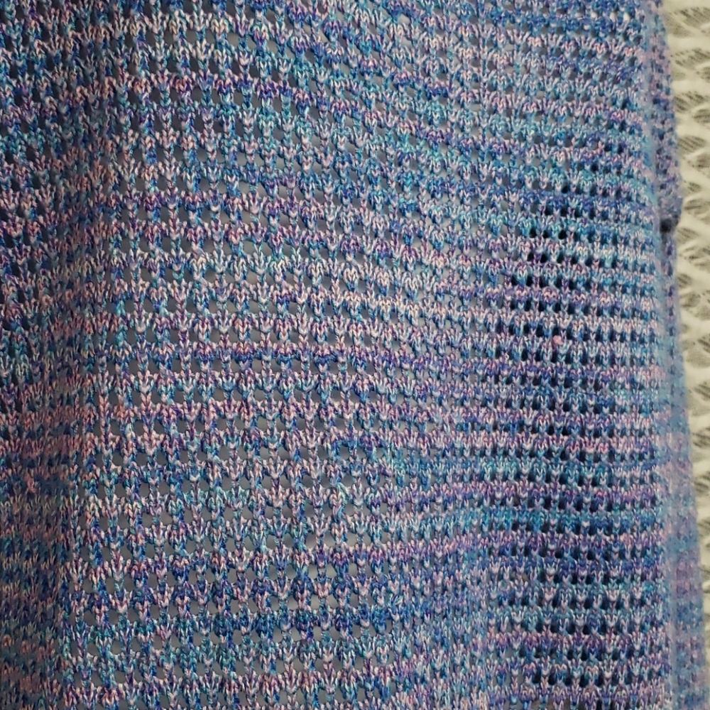 Blue and Pink Knit Sweater - Picture 2 of 4